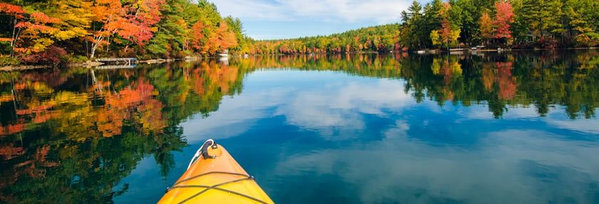 Leaf Peeping from a Kayak