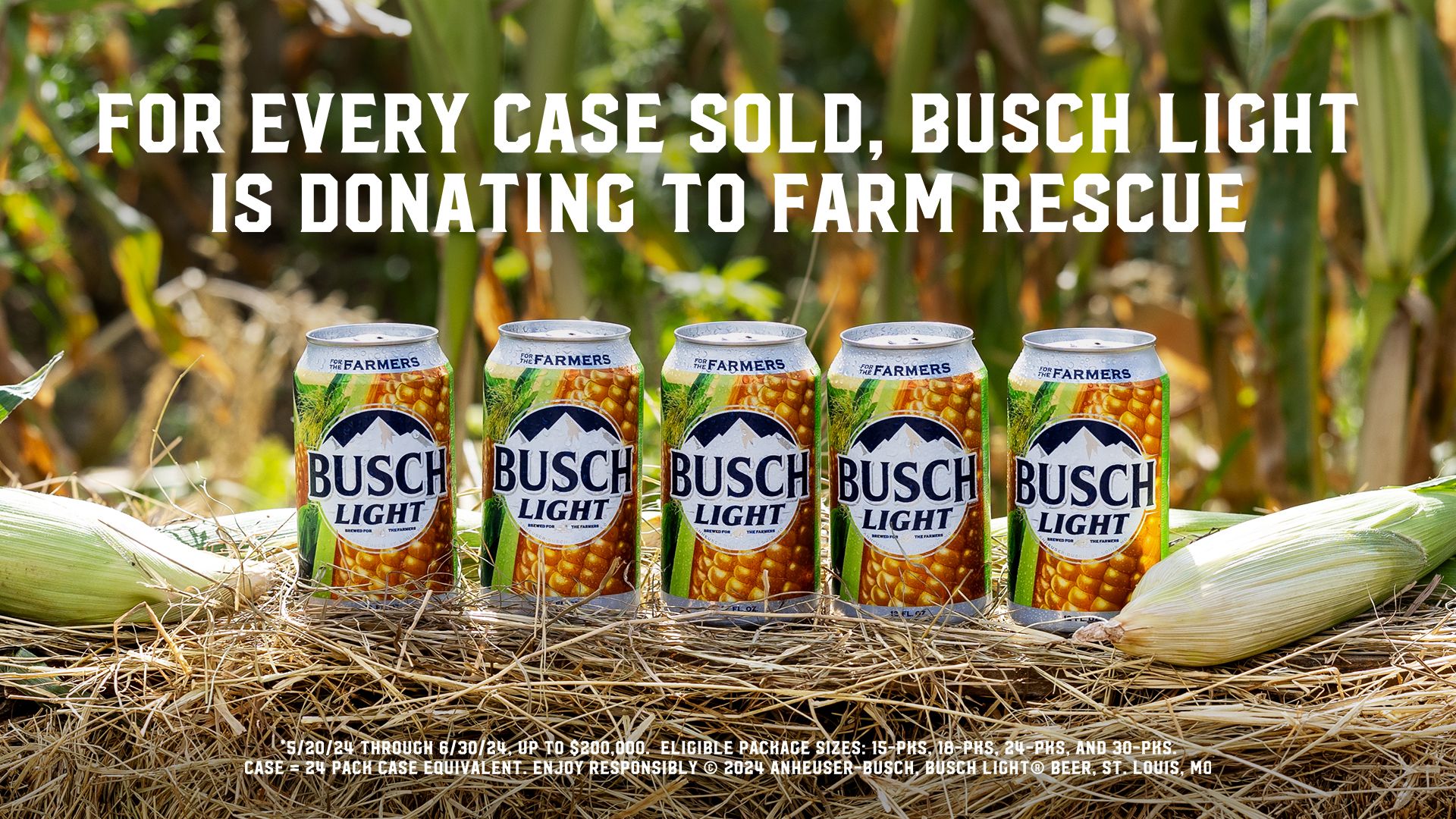 Busch Light's Limited Edition Corn Cans Make a Comeback, Aiding Farm Rescue Efforts 