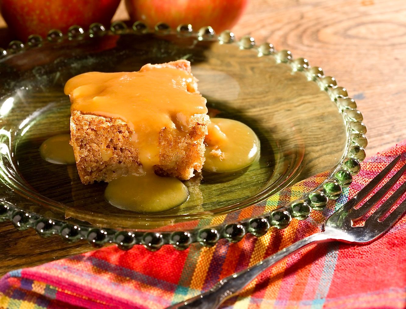 Caramel Glazed Apple Cake