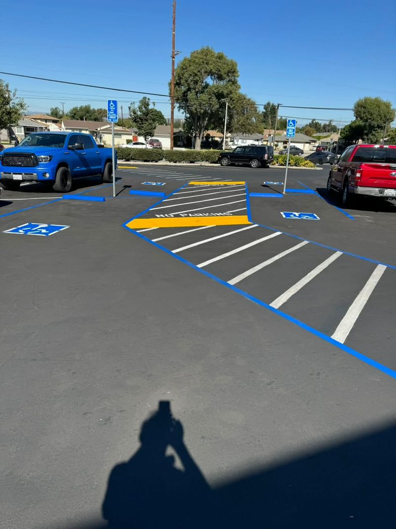 Striping project photo