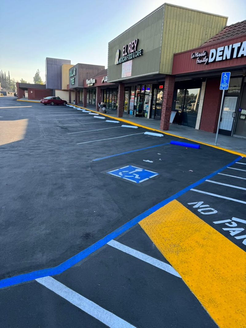 Striping project photo