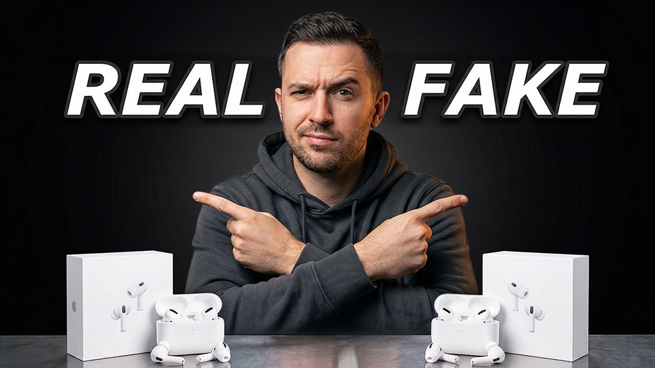 Real vs Fake AirPods Pro V03
