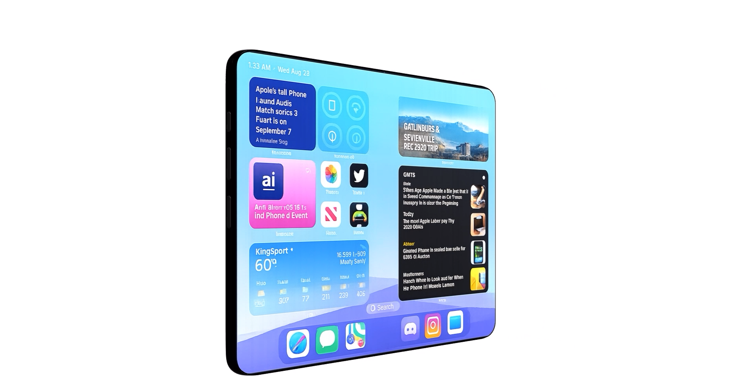 I Phone Fold 3D Animation