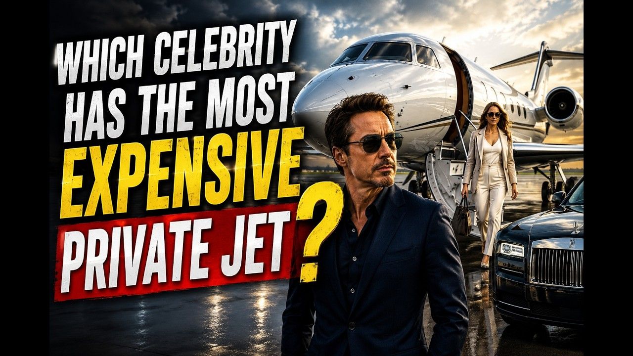 Discover the Top 10 Most Expensive Celebrity Private Jets