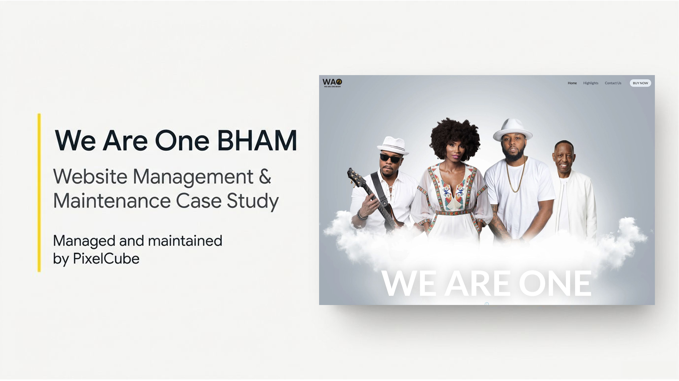 Website Maintenance WeAreOne