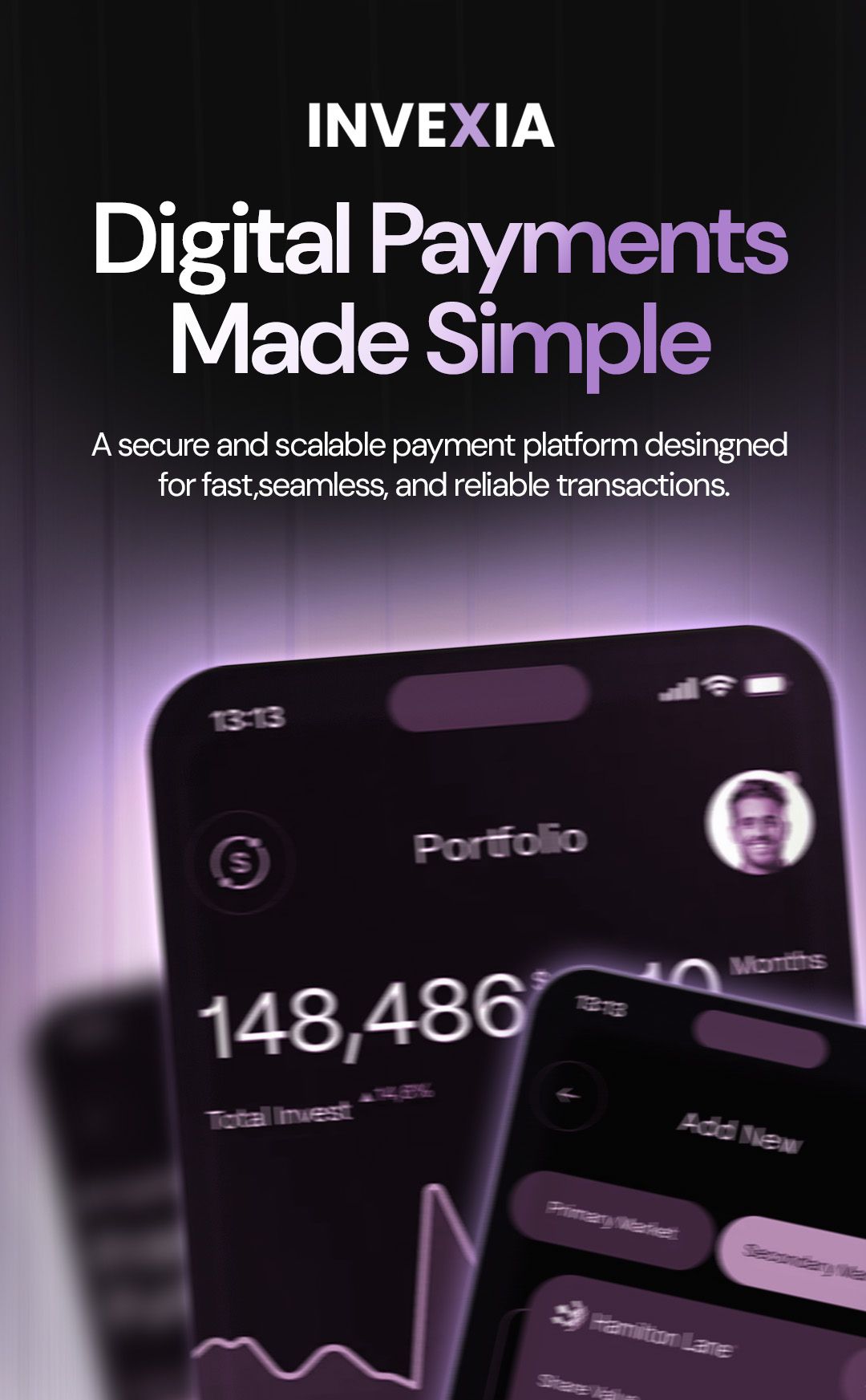 INVEXIA - Digital Payments App Design