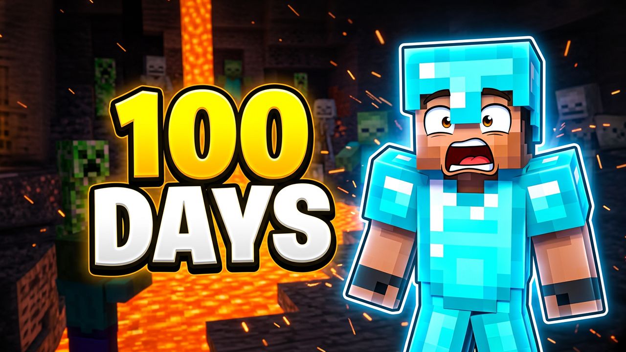 I Survived 100 Days In Minecraft Hardcore