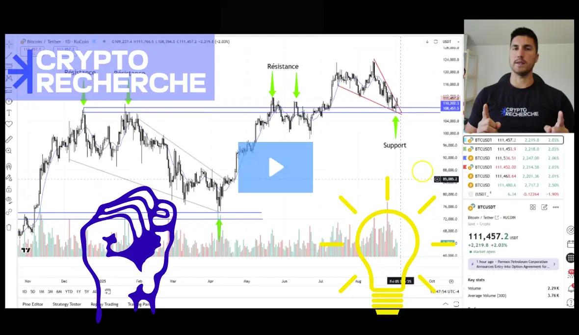 Changement portfolio + Nouvelle vidéo de Paul Cryptoformation : Mise à jour des marchés cryptos et or/argent