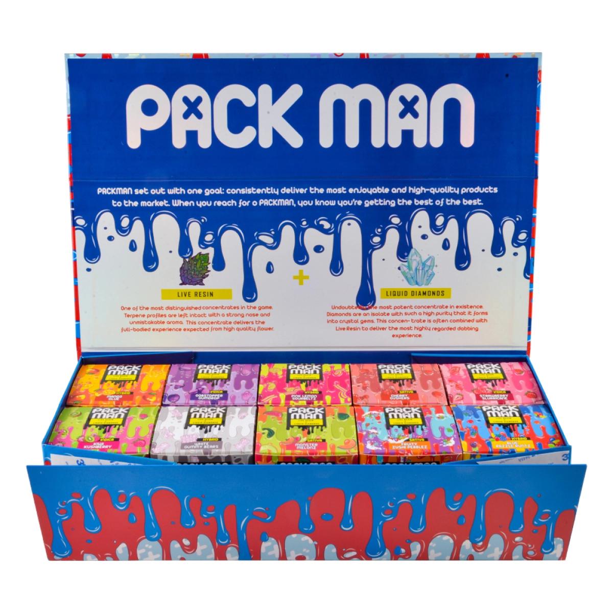 Packman Mini 1 g Disposable Vape – 5 Pack (Wholesale)