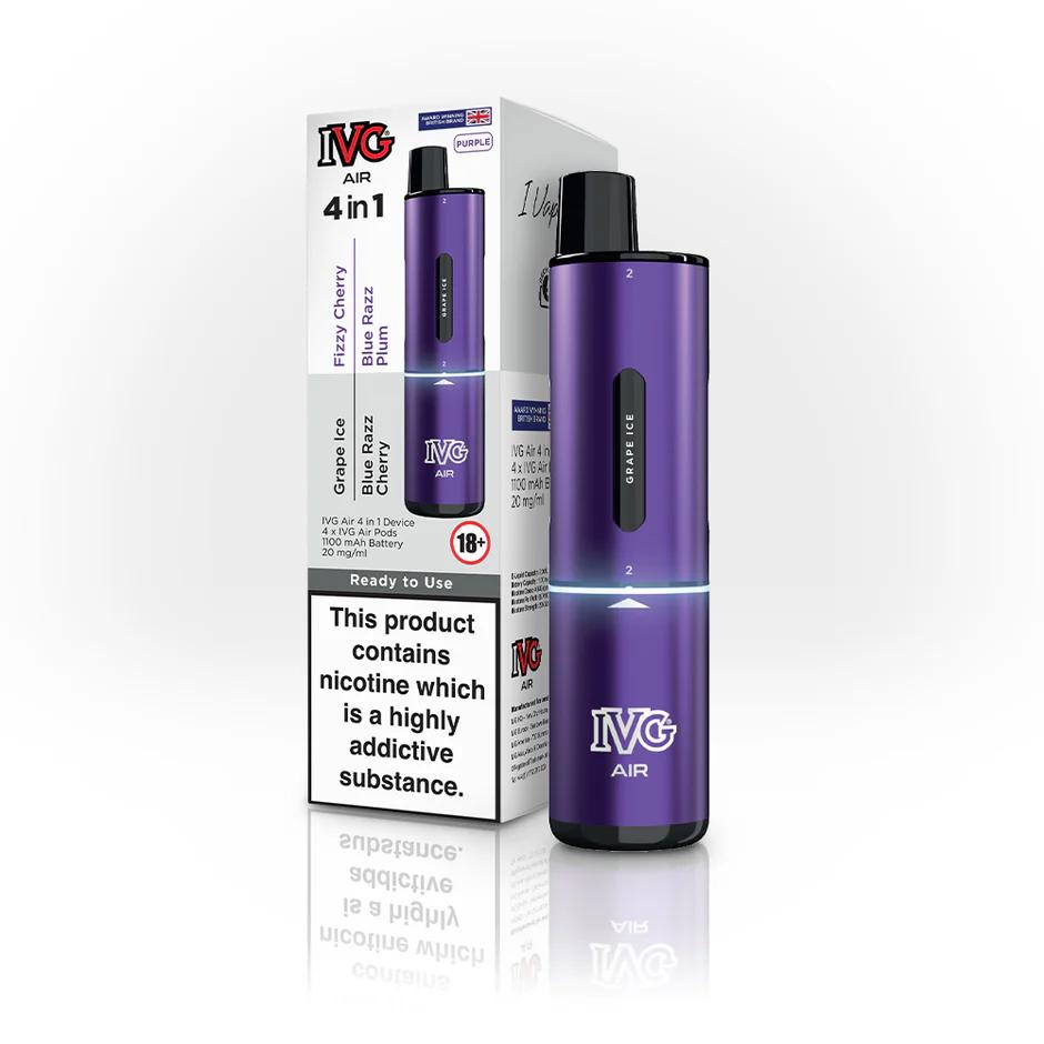 IVG Air 4-in-1 Vape - Pink (5 Pack)