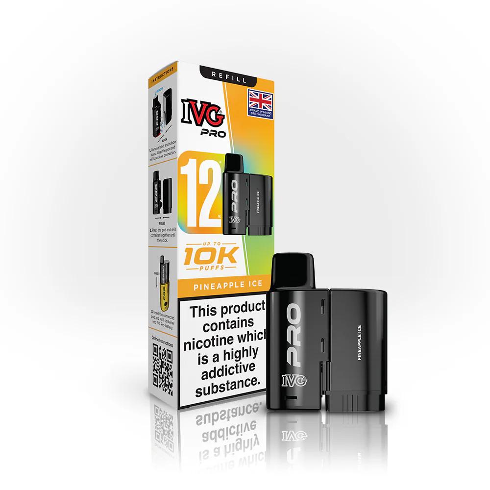 IVG Pro 12 Prefilled Pod Vape Kit - Pink Lemonade (5 Pack)