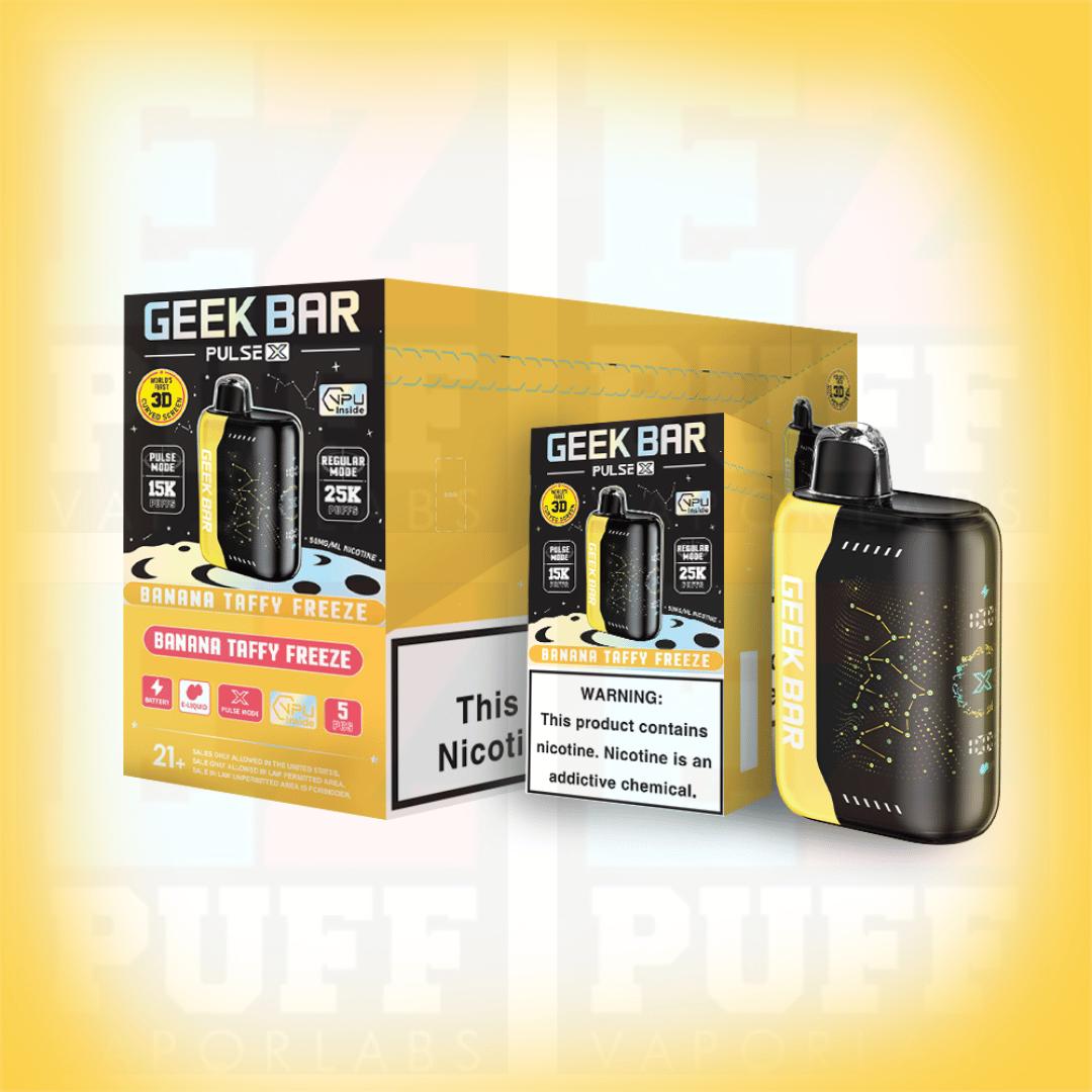 Banana taffy freeze geek bar pulse x
