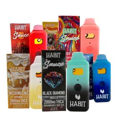 Habit THCa Disposable Vape (2g) – 5 Pack (Wholesale)