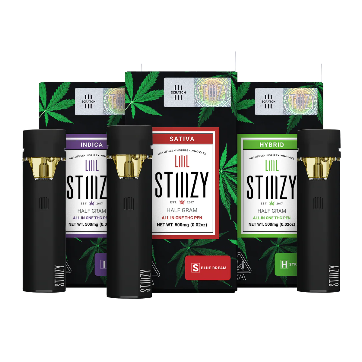 STIIIZY LIIIL 2.0 All-in-One 1g – Grape Funk – 5 Pack (Bulk)