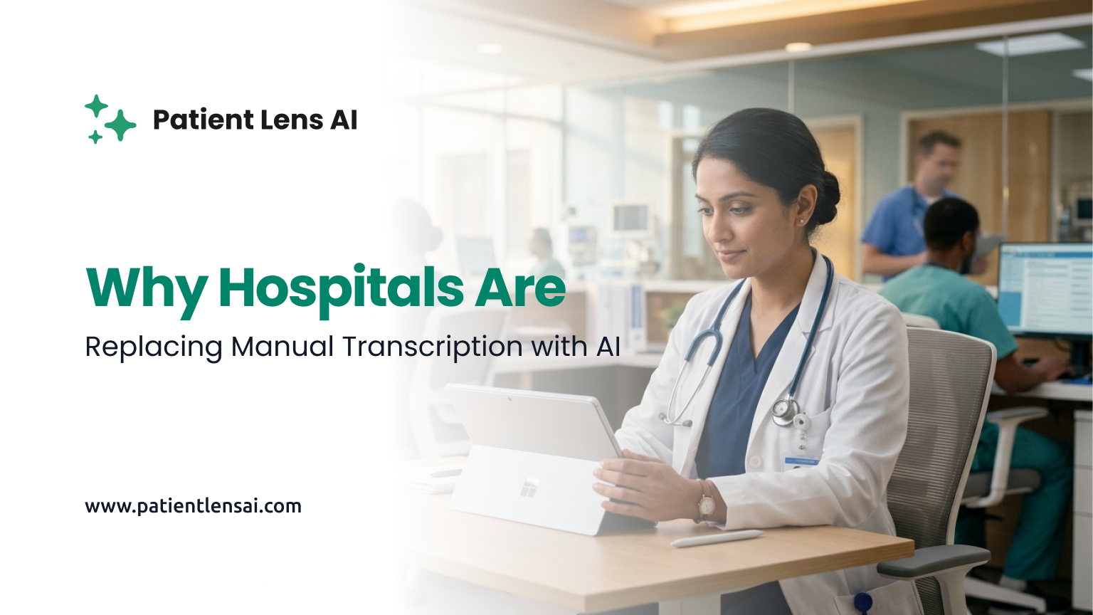 Why Hospitals Are Replacing Manual Transcription with AI