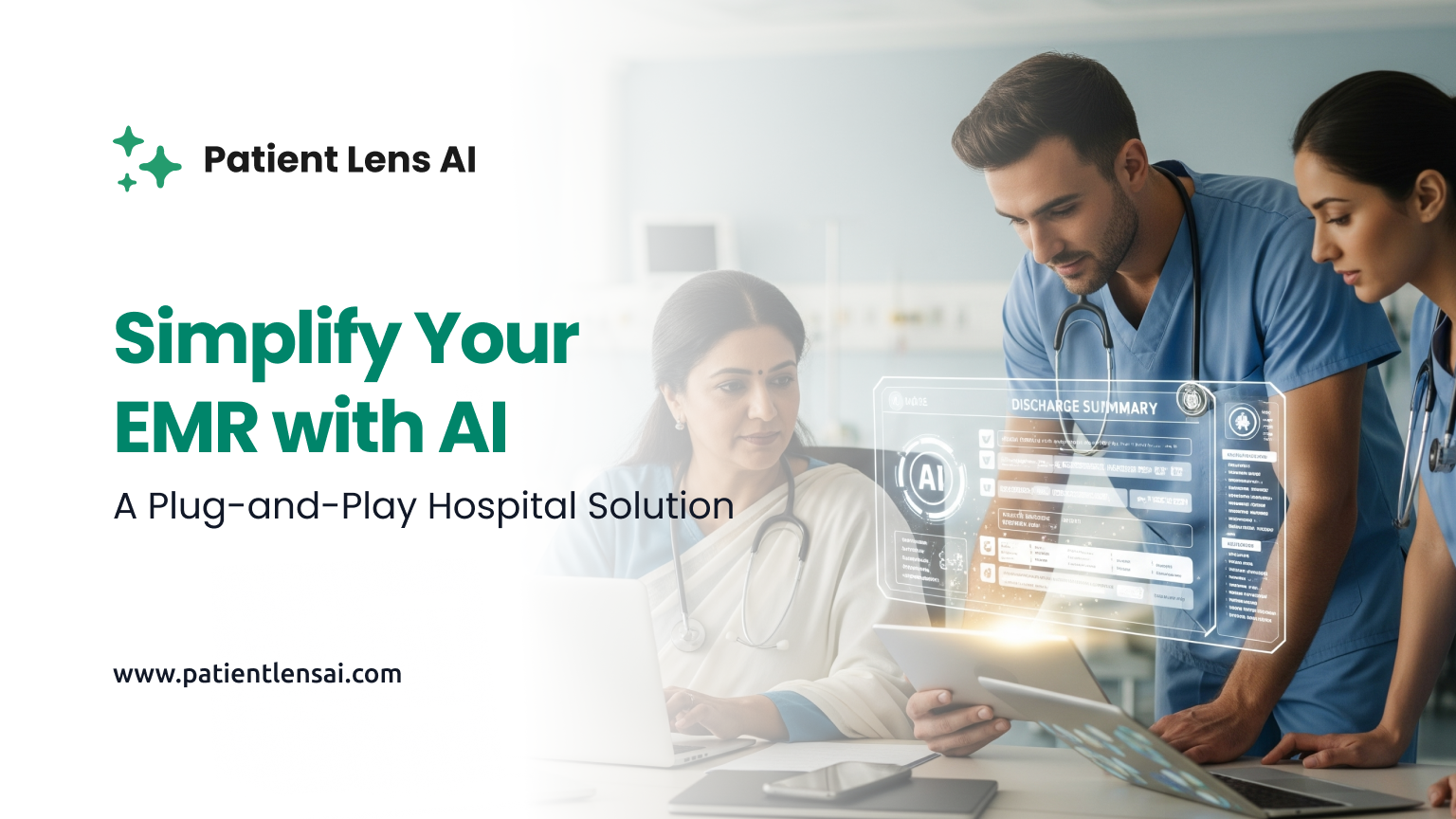The Plug-and-Play AI Solution for Any Hospital EMR