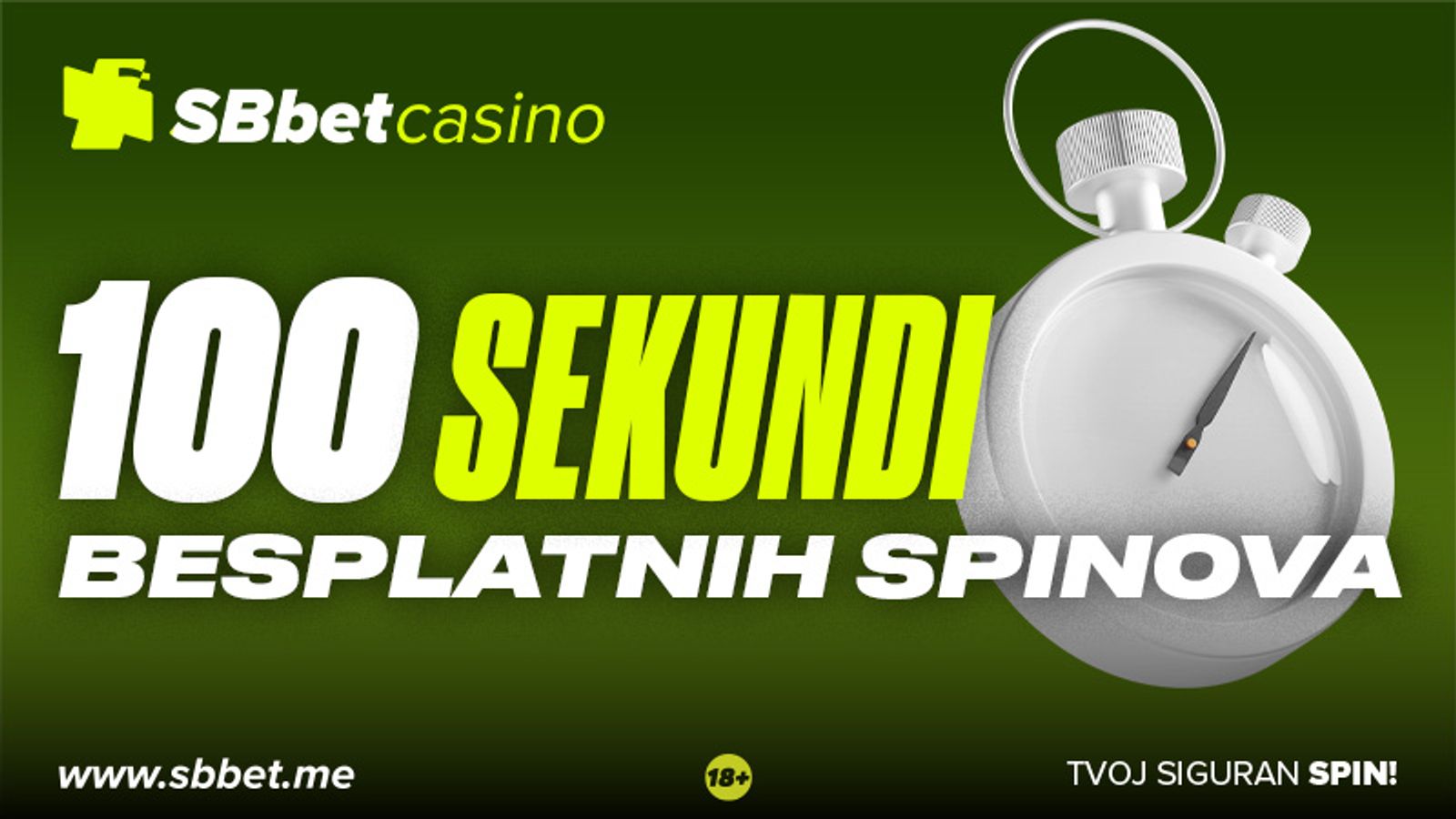 100 SEKUNDI BESPLATNIH SPINOVA
