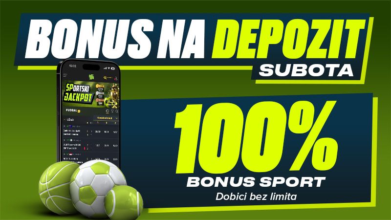 100% BONUS NA DEPOZIT – SPORT