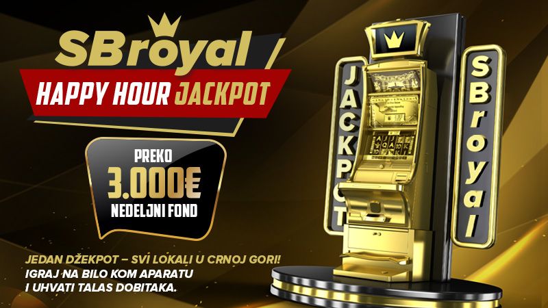 Iskoristi Happy Hour Jackpot u SB Royal-u!
