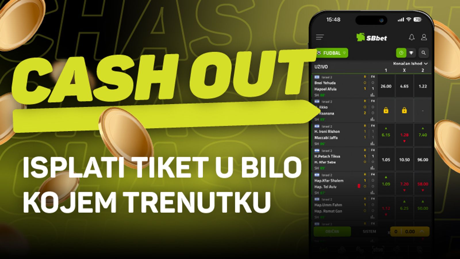 ISPLATI TIKET U BILO KOM TRENUTKU!