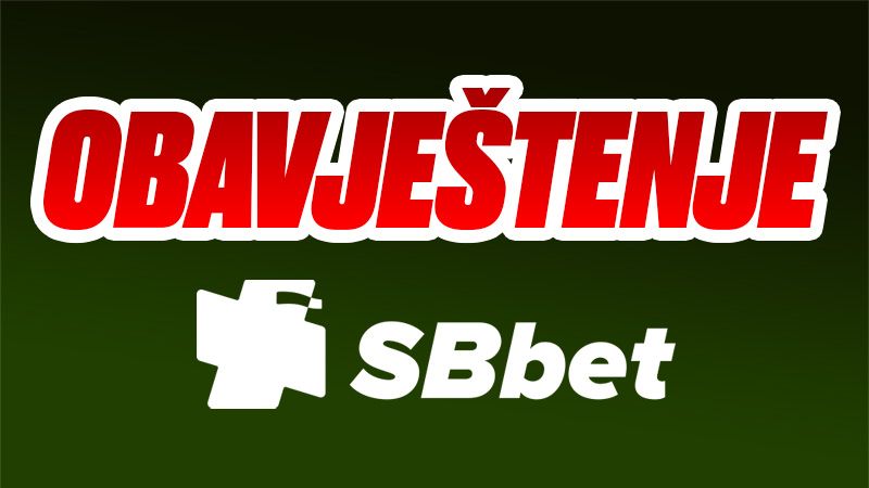 VAŽNO OBAVJEŠTENJE!