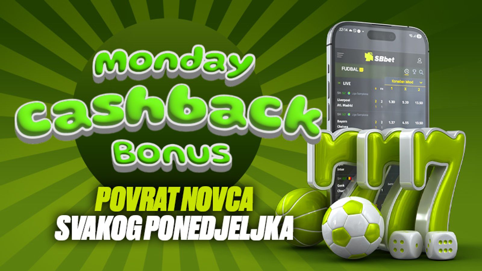 MONDAY CASHBACK BONUS