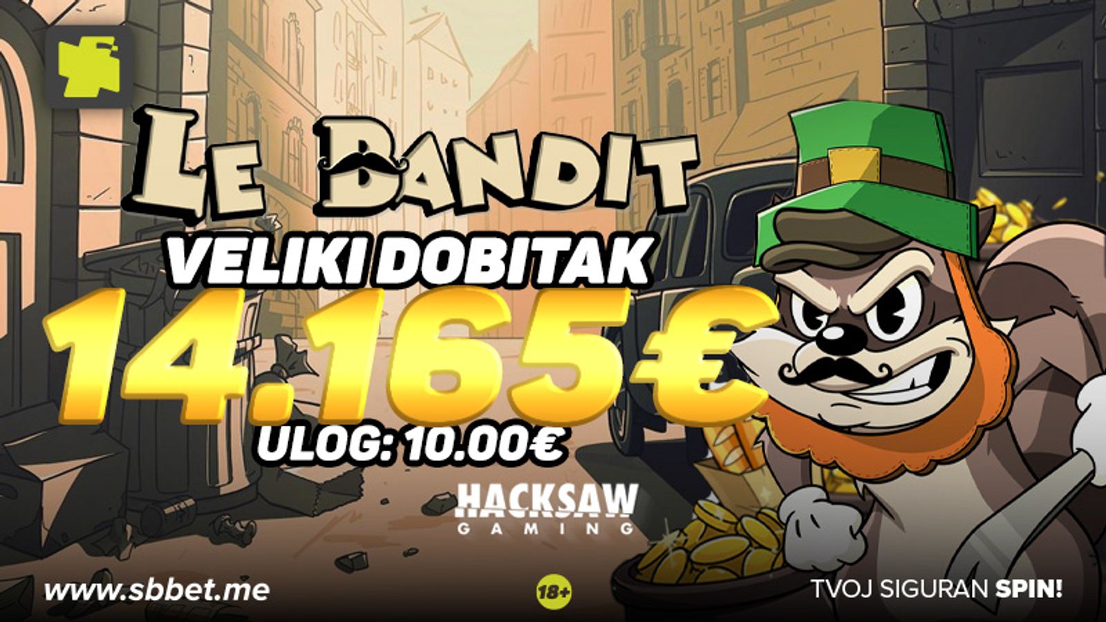 VELIKI DOBITAK – 14.165€