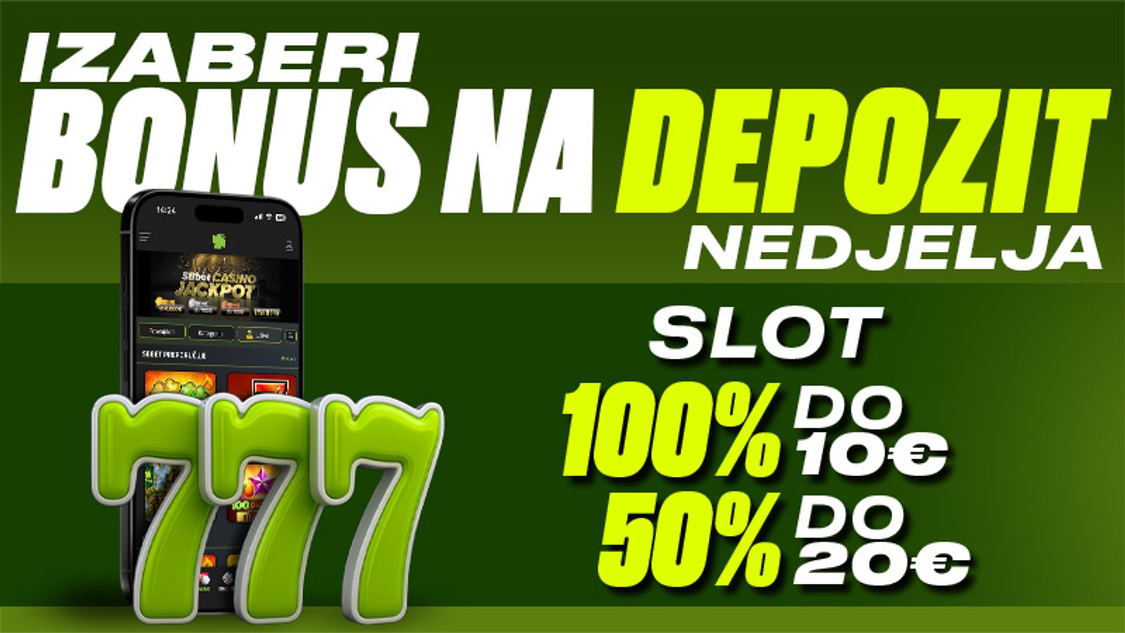 IZABERI SVOJ SLOT BONUS