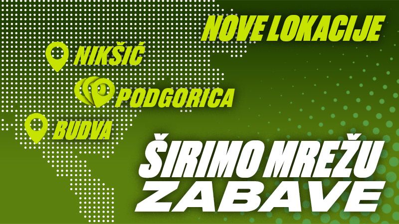Čekamo te na novim lokacijama!