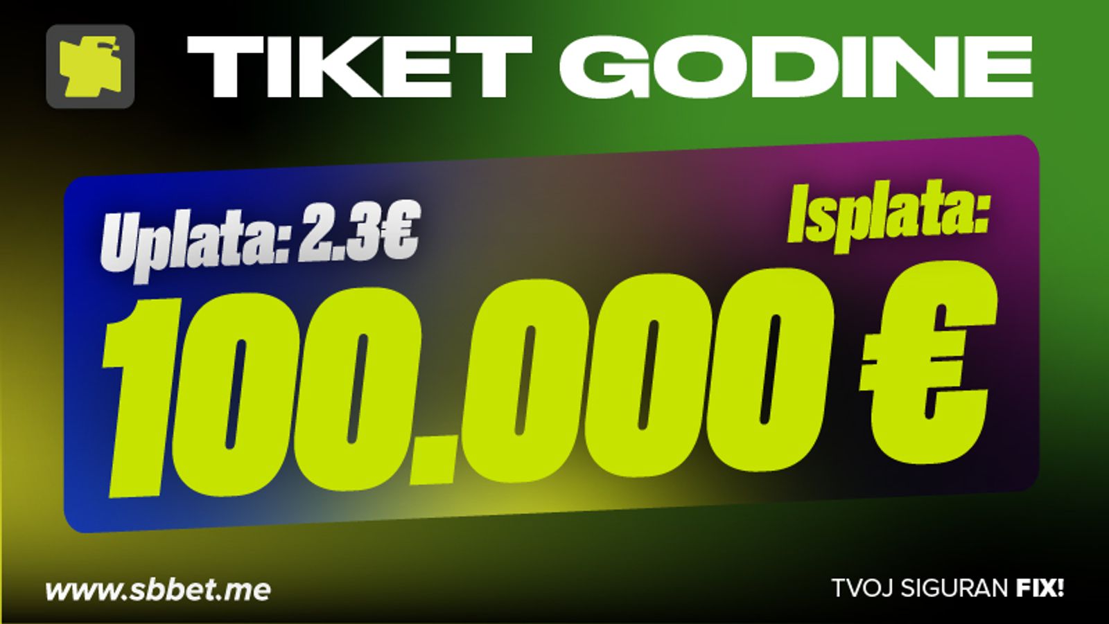 TIKET GODINE!