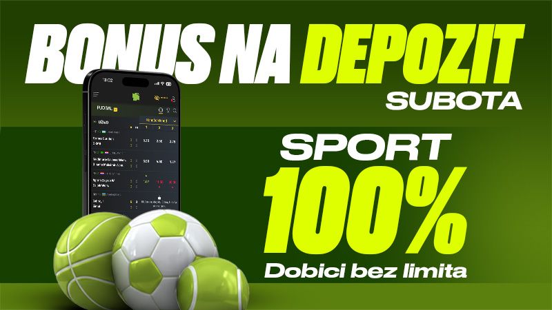 100% BONUS NA DEPOZIT – SPORT