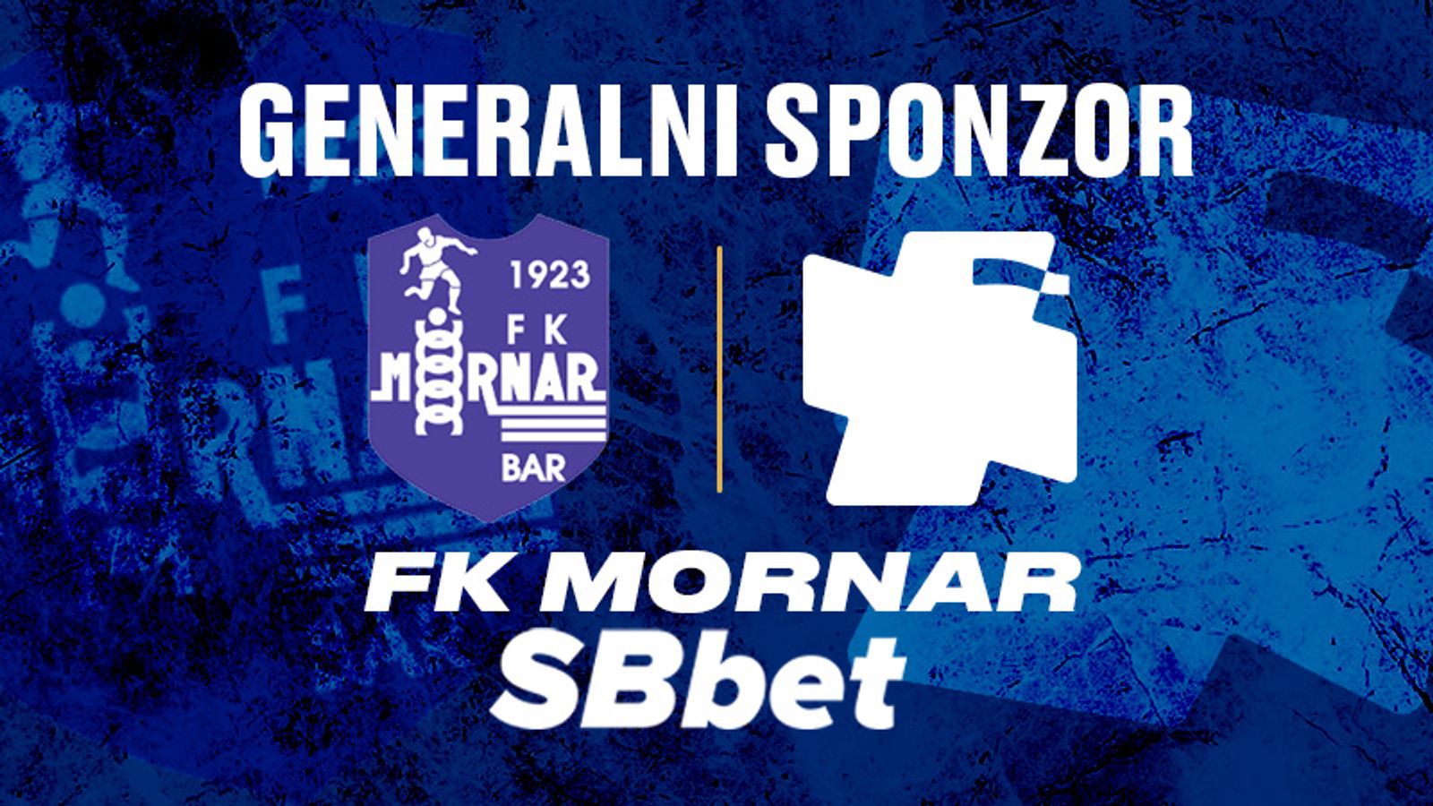 SBBET JE GENERALNI SPONZOR FK MORNAR!