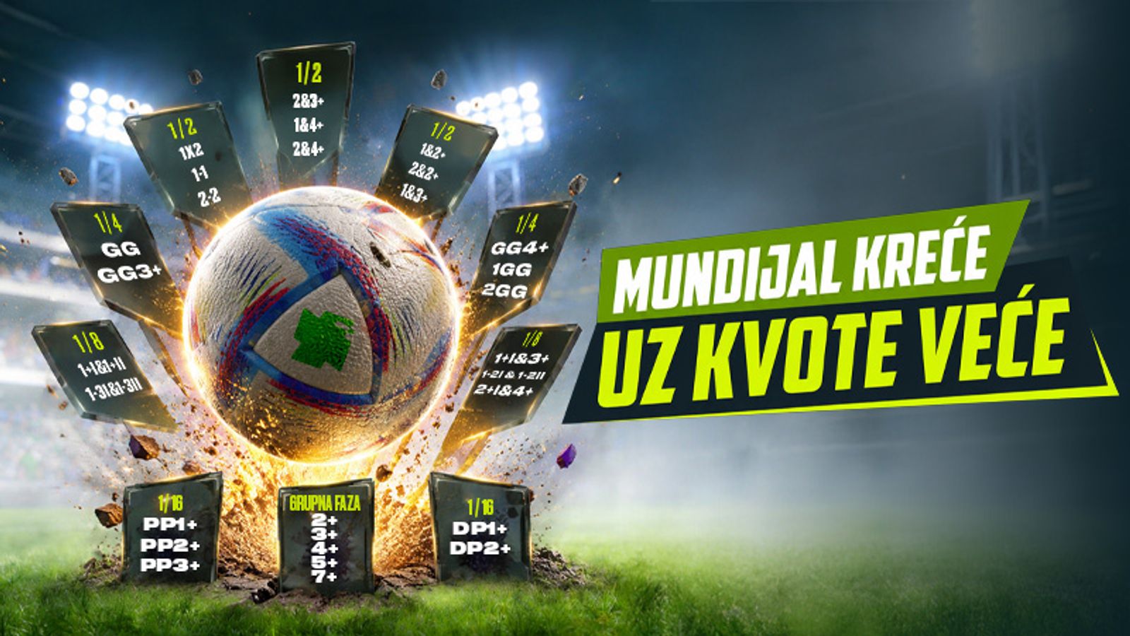 MUNDIJAL KREĆE UZ KVOTE VEĆE