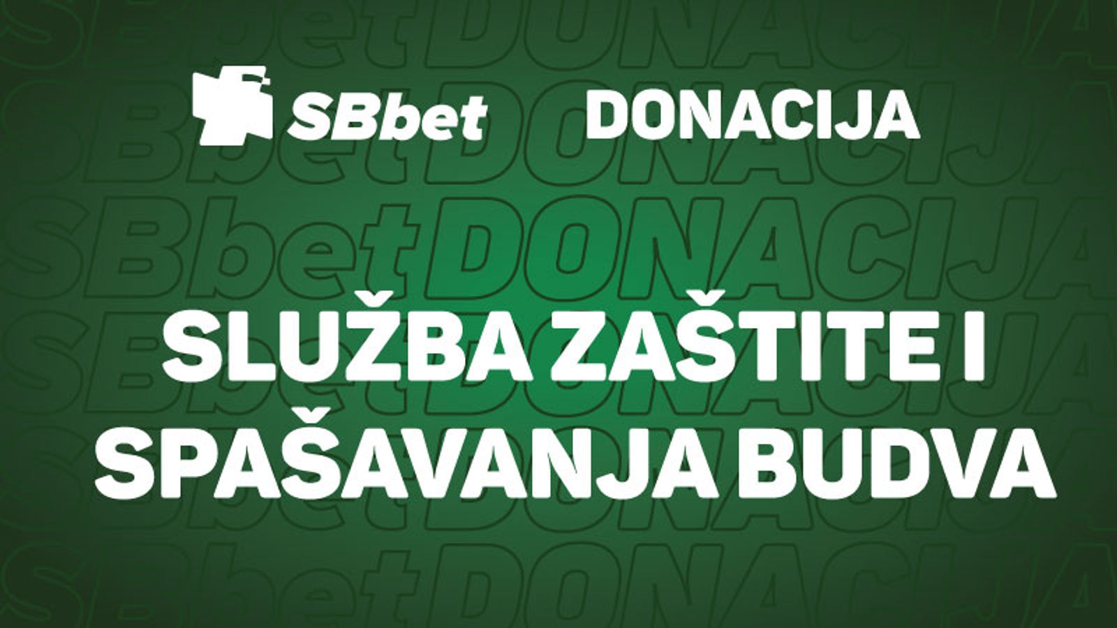 DONACIJA SLUŽBI ZAŠTITE I SPAŠAVANJA BUDVA