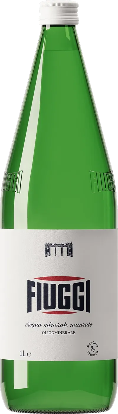 Bottiglia Acqua Fiuggi Heritage 1L con etichetta storica