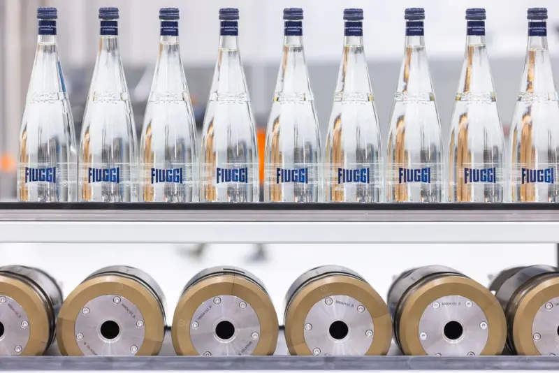 Gli impianti rinnovati del sito produttivo di Fiuggi