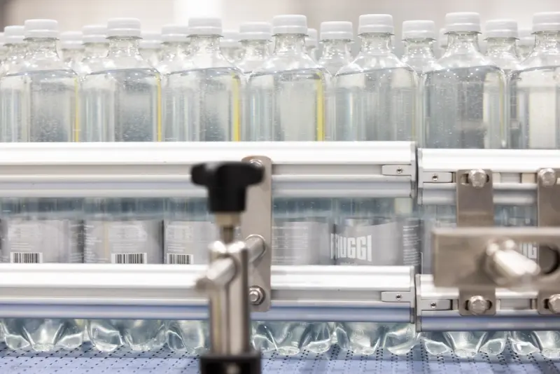 Gli spazi di lavoro del nuovo stabilimento Acqua Fiuggi
