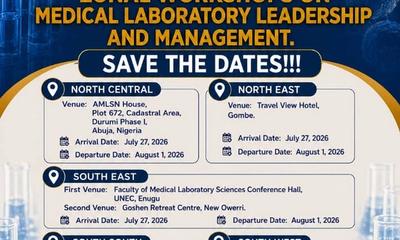 2026 Nigerian Chapter Zonal Workshops on Medical Laboratory Leadership and Management