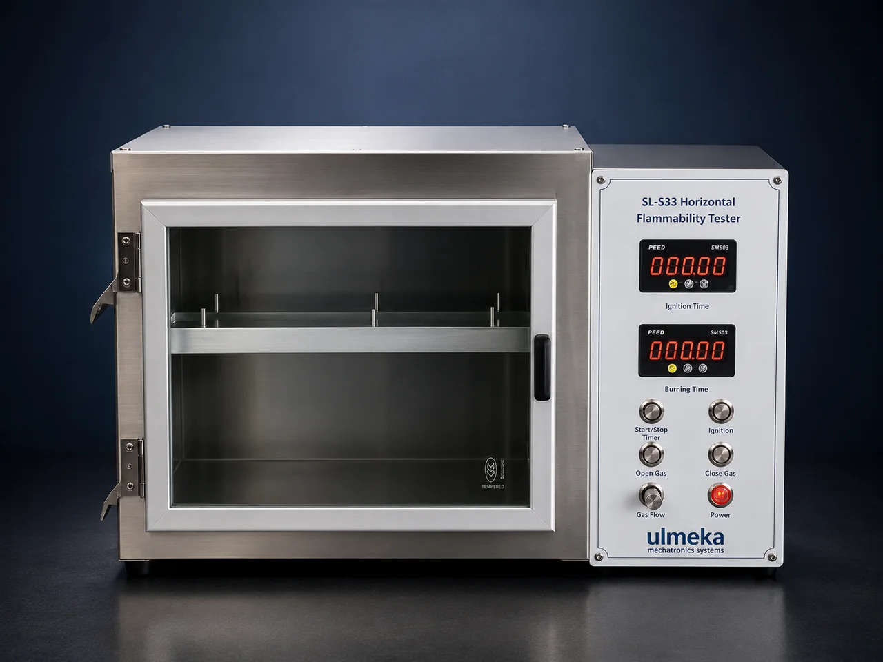 DIN 75200, Figure 5 Horizontal Flammability Test Apparatus