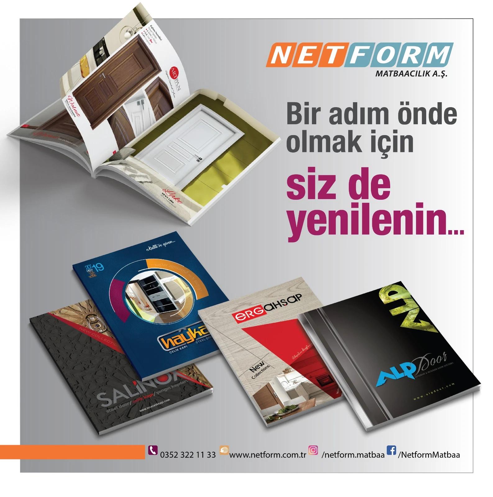 Broşür ve katalog baskı örneği