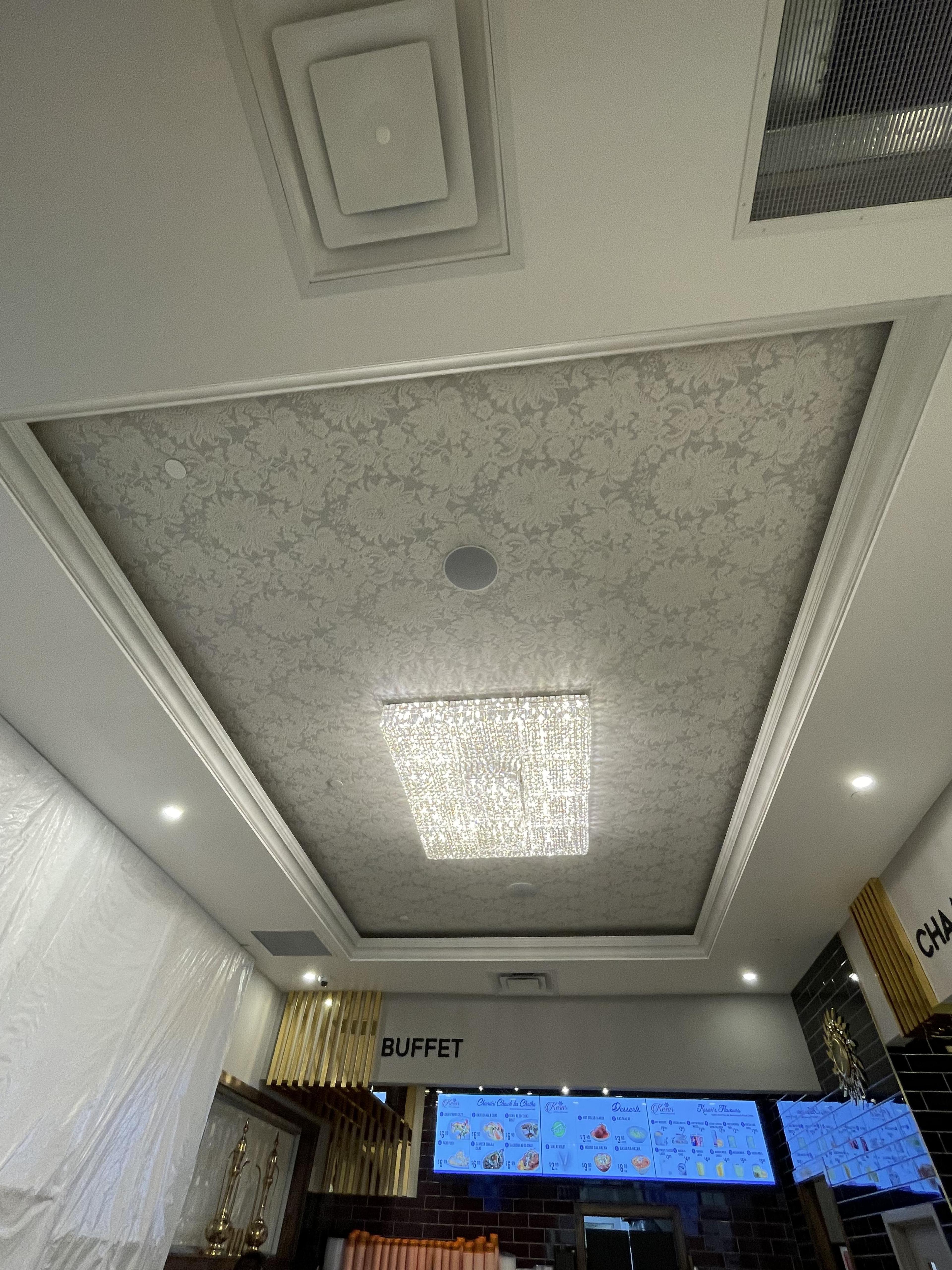 Restaurant Ceiling Wallpaper
