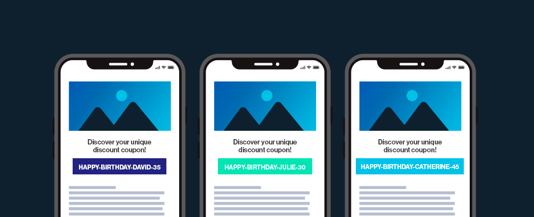 Give your emails a personal touch!