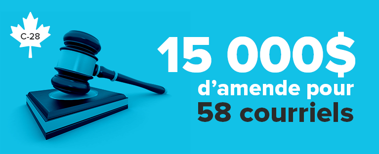 Comment un Torontois aurait pu éviter 15 000$ d'amende pour 58 courriels