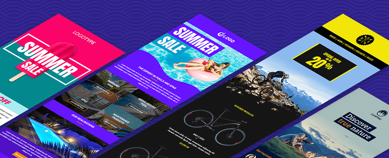 New Designs for a Colored and Optimized Email Campaign