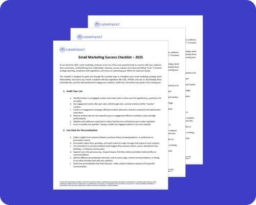 Email Marketing Success Checklist