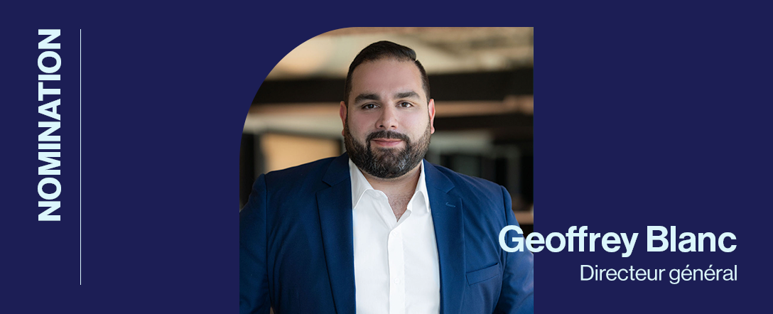 Cyberimpact est fière d’annoncer la nomination de Geoffrey Blanc au poste de directeur général