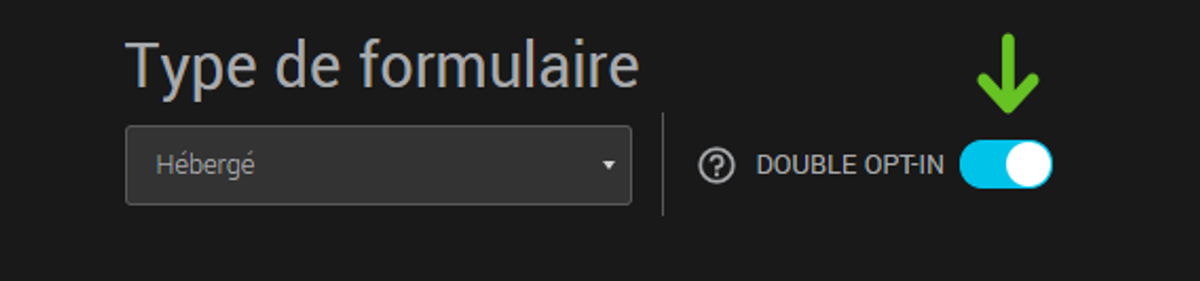 Double-opt-in-formulaire