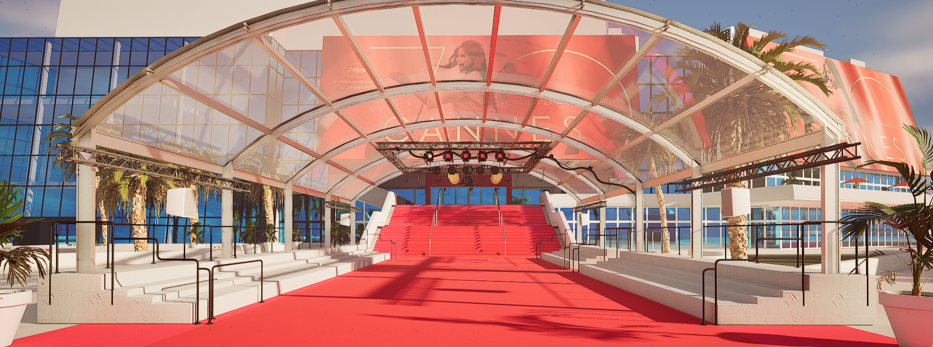 Virtual red carpet for Cannes Film Festival inside Moshpit