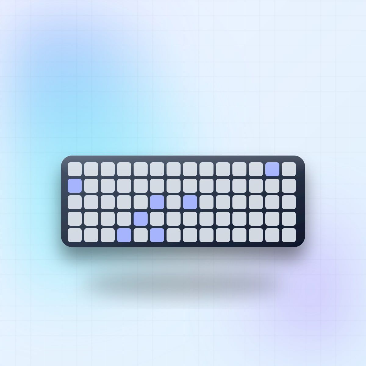 Meridian Keyboard, front view