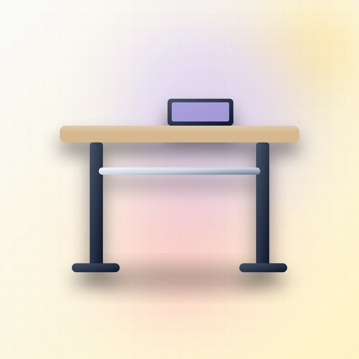 Atlas Standing Desk, front view